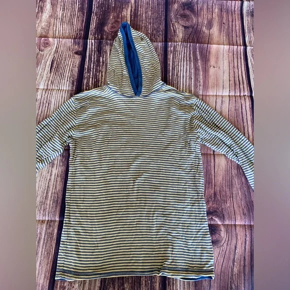SOLD ✅ Mini Boden Girl's Teens Long Sleeve Multicolor Striped Hooded Top 13-14 - Picture 2 of 7